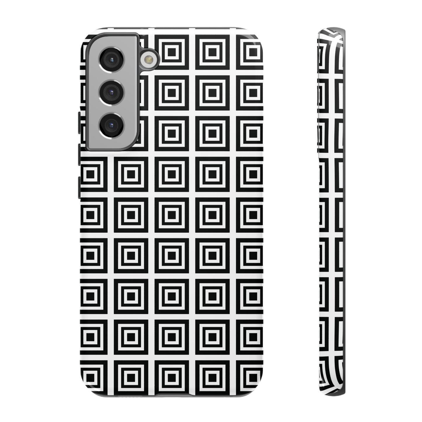 Cute Square Black and With Tough Phone Case, Phone Case, JSCHAFFA.com