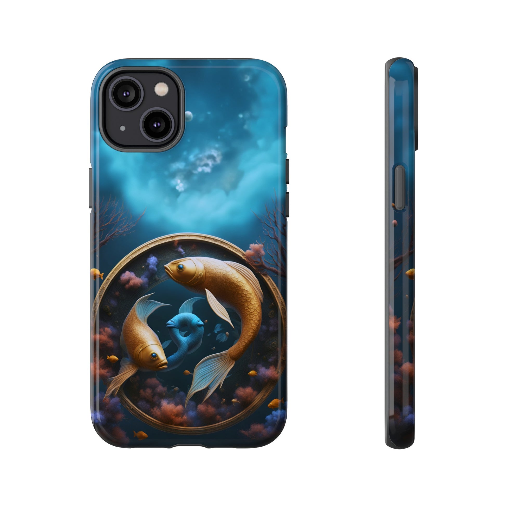 Pisces Horoscope Tough Phone Case for iPhone Google Samsung, Phone Case, JSCHAFFA.com