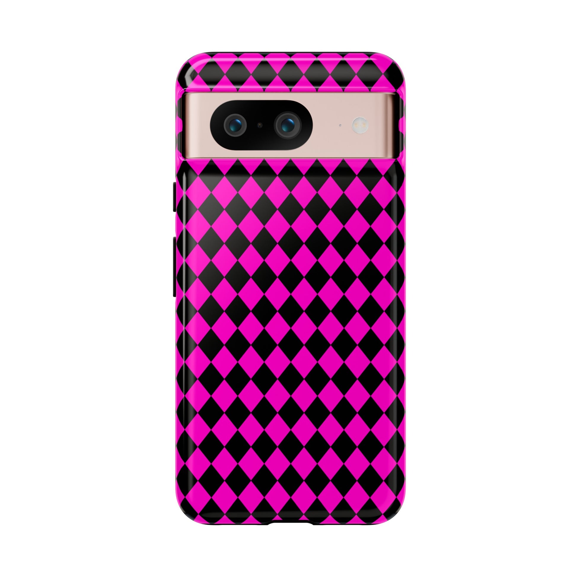 Pink Black Dimond Tough phone Case Cover | iPhone | Google | Samsung, Phone Case, JSCHAFFA.com