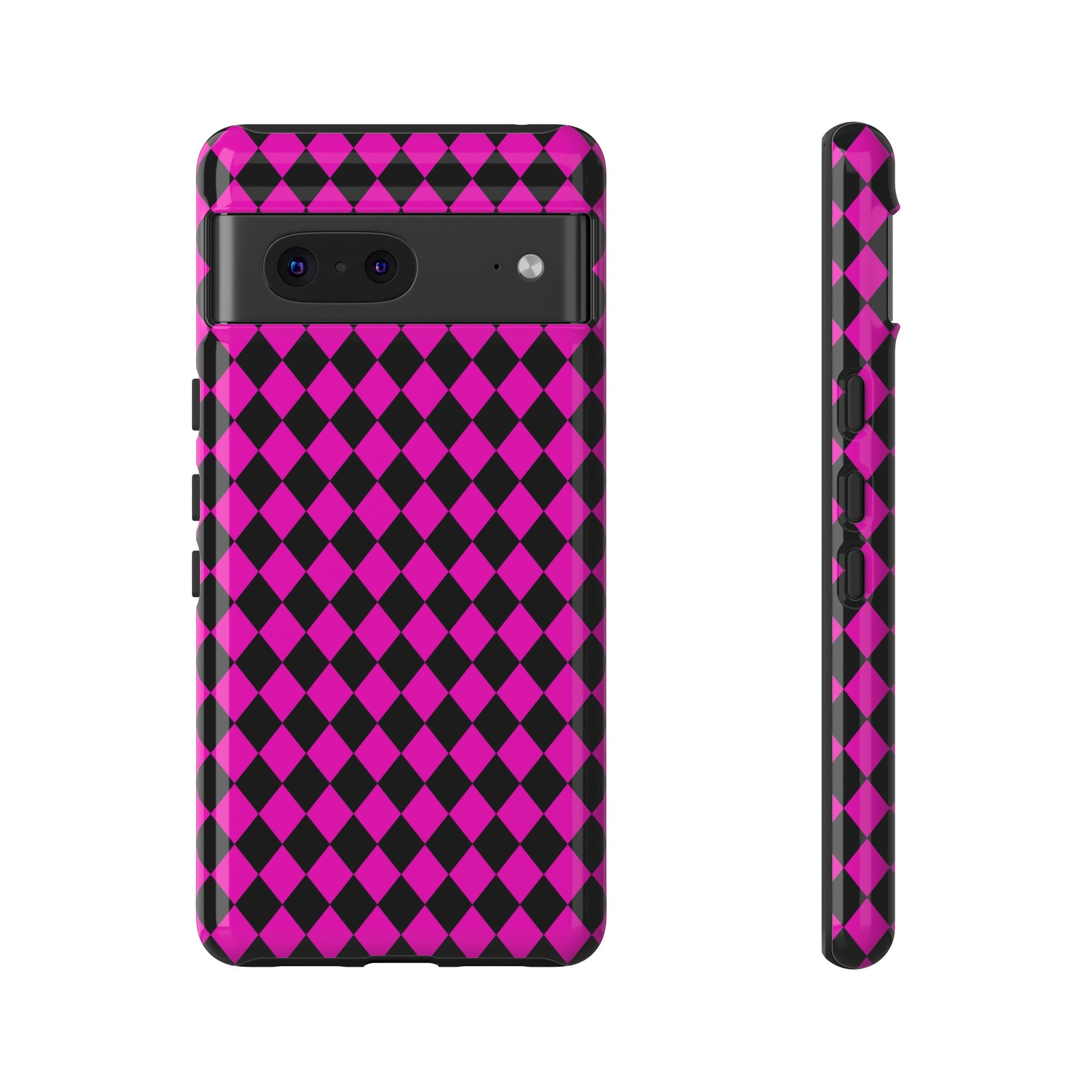 Pink Black Dimond Tough phone Case Cover | iPhone | Google | Samsung, Phone Case, JSCHAFFA.com