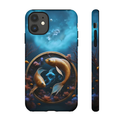 Pisces Horoscope Tough Phone Case for iPhone Google Samsung, Phone Case, JSCHAFFA.com