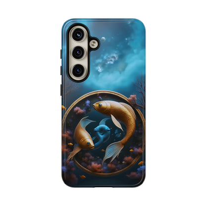 Pisces Horoscope Tough Phone Case for iPhone Google Samsung, Phone Case, JSCHAFFA.com