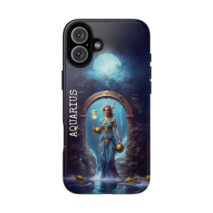 Aquarius Tough Phone Case, for iPhone Samsung and Google phones