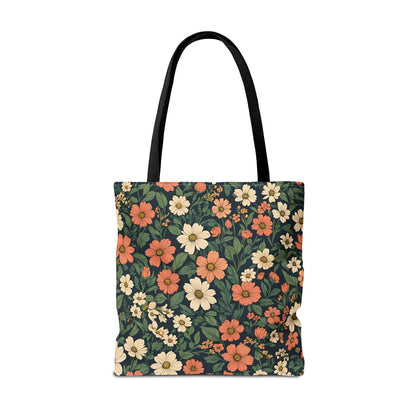 Tote Bag Floral Design Shopping Carry Travel Bay Bags JSCHAFFA.com