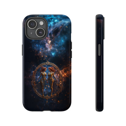 Gemini Horoscope Astrology Tough Case for iPhone Samsung Galaxy and Google Pixel Phone, Phone Case, JSCHAFFA.com