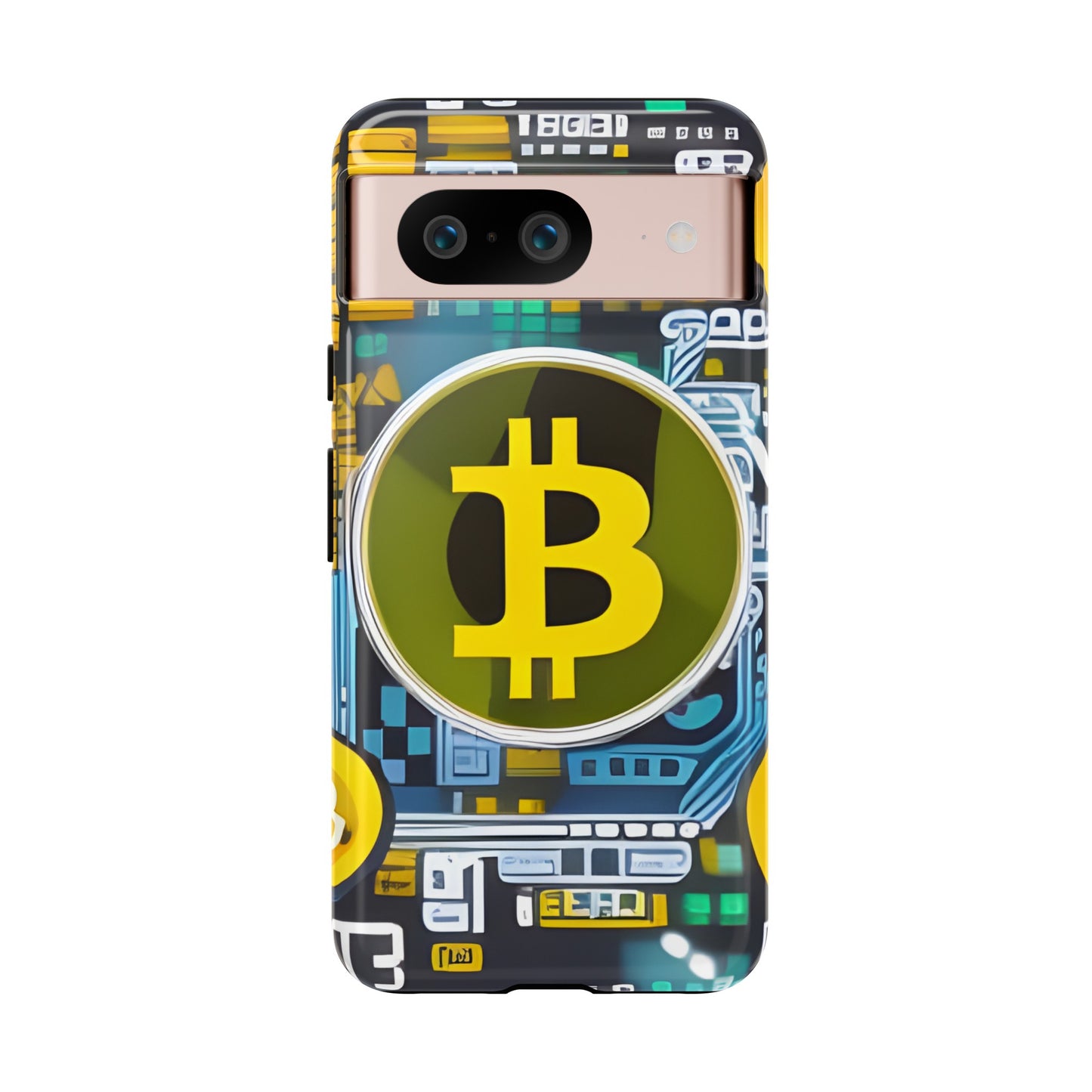 Bitcoin phone case iPhone Samsung Google, Phone Case, JSCHAFFA.com