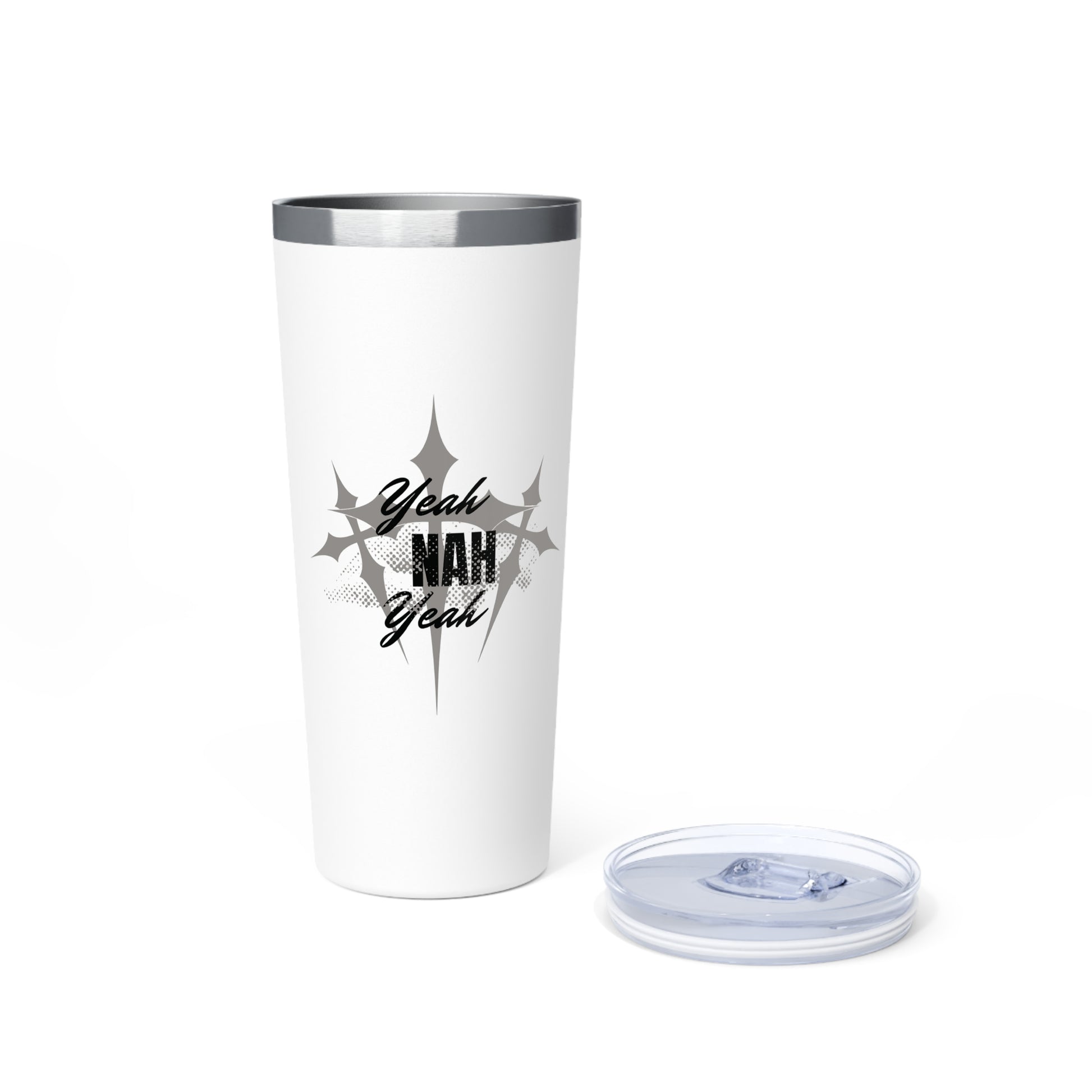 Insulated Travel Mug - Yeah Nah Yeah Tumbler 22oz Australian Slang Gift - 22oz / White - Mug