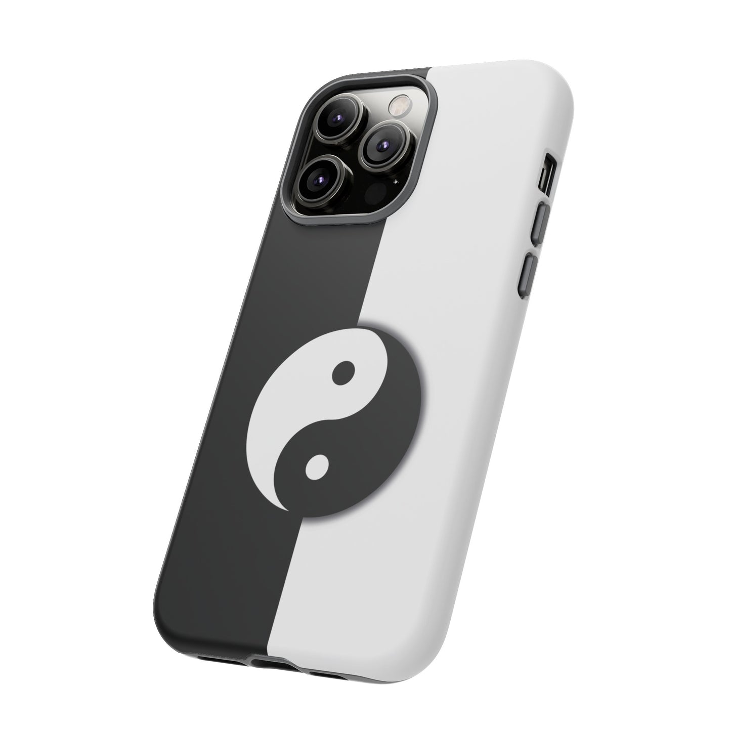 Yin Yang Black and White Tough Phone Case for iPhone, Google, Samsung Phones, Phone Case, JSCHAFFA.com