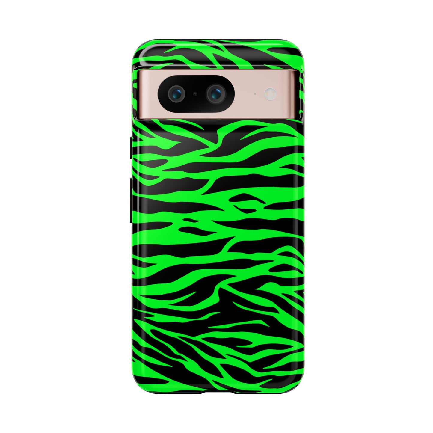 Green Cute Wild Tiger Print Pattern Tough Phone Case