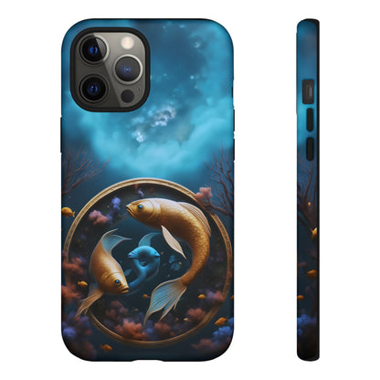 Pisces Horoscope Tough Phone Case for iPhone Google Samsung, Phone Case, JSCHAFFA.com