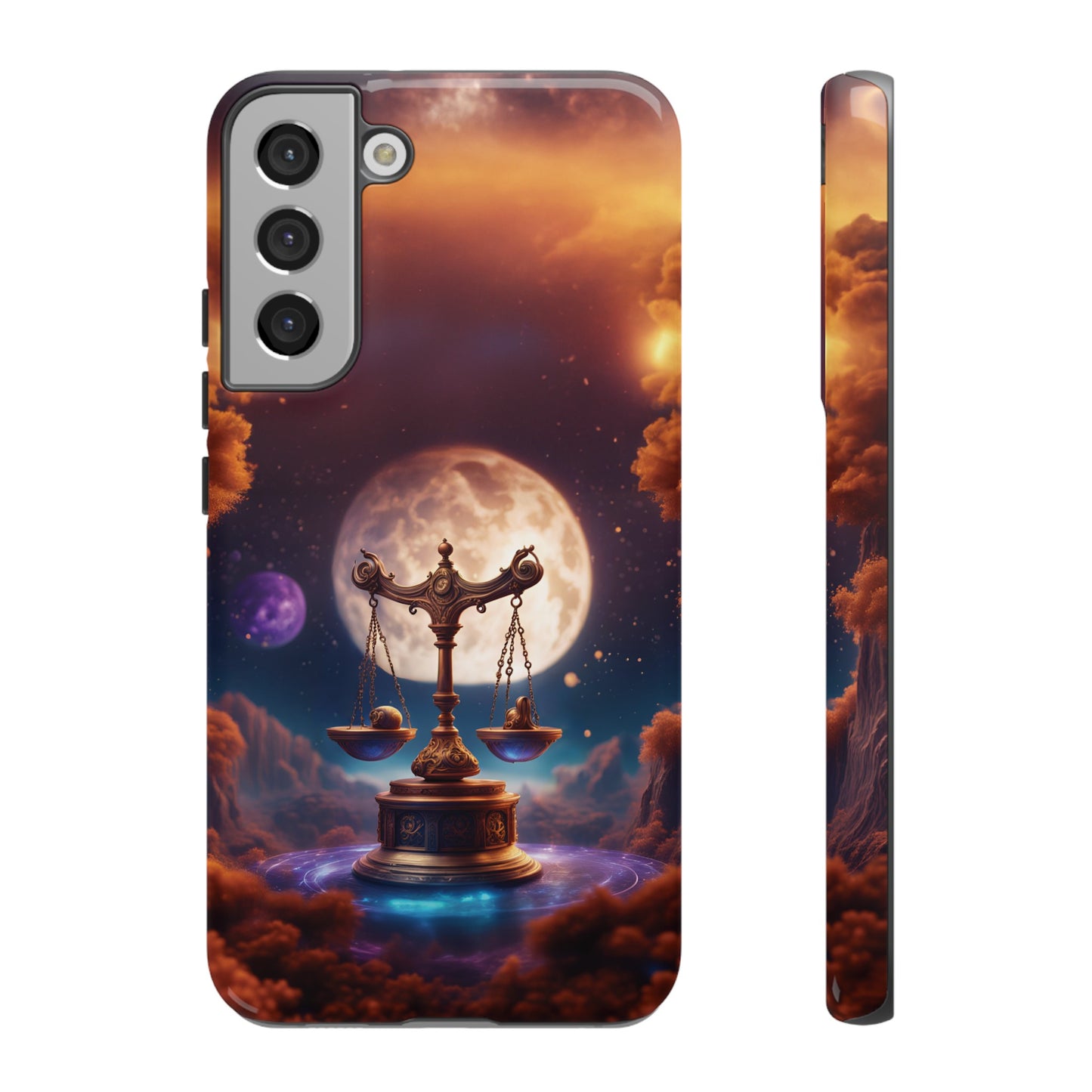 Libra Horoscope Astrology Tough Case for iPhone 15,14,13 and also Samsung Galaxy and Google Pixel Phones, Phone Case, JSCHAFFA.com