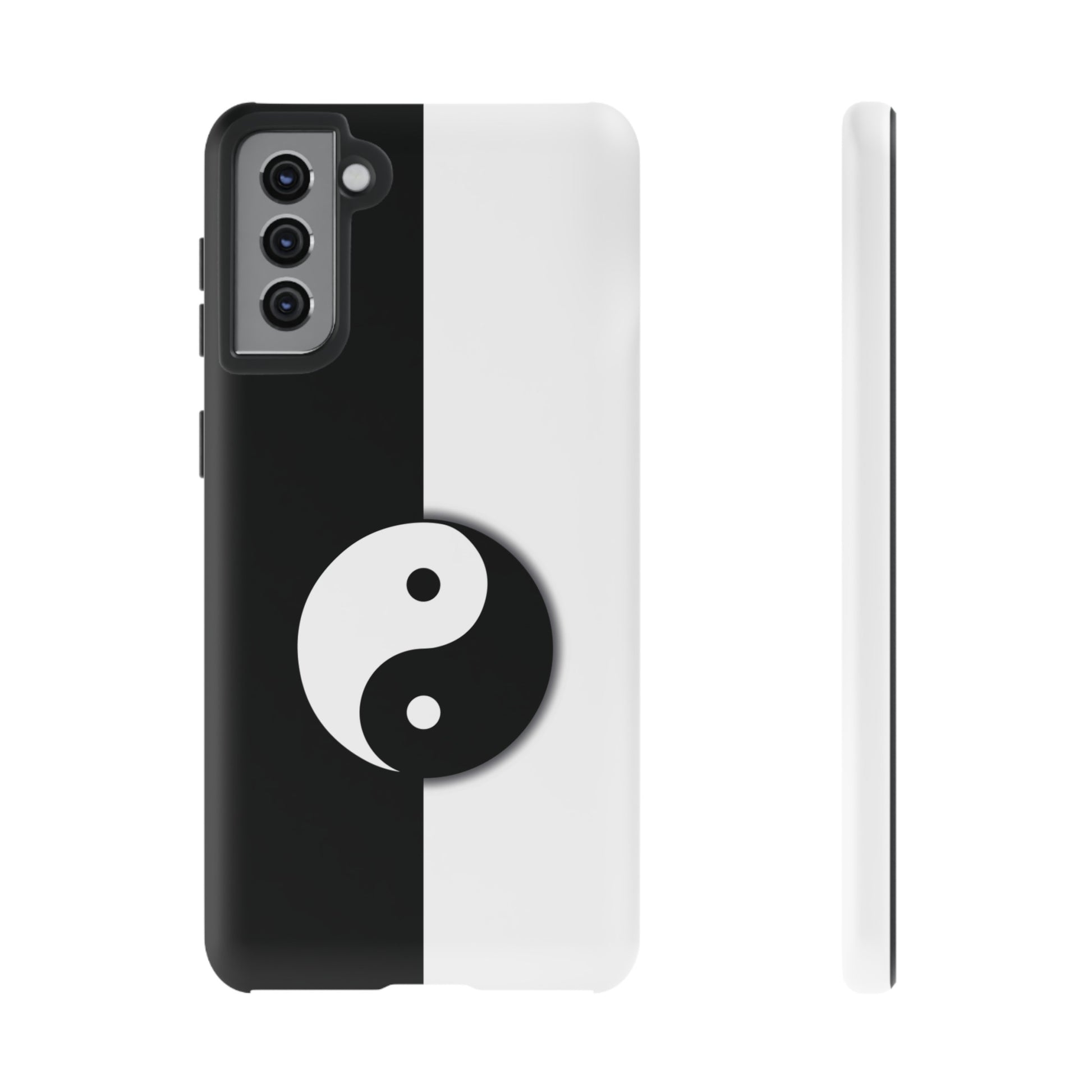 Yin Yang Black and White Tough Phone Case for iPhone, Google, Samsung Phones, Phone Case, JSCHAFFA.com