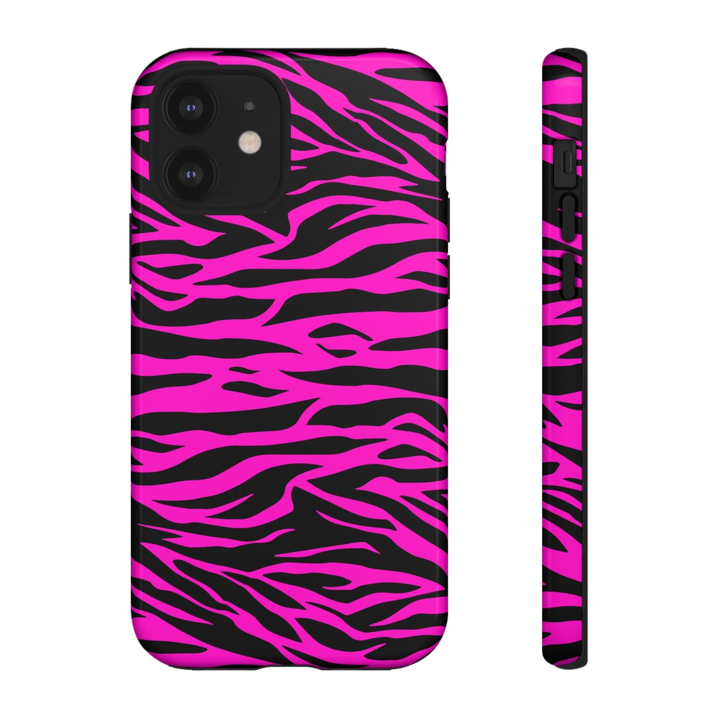 Pink Phone Case Tough Tiger Print, Mobile Phone Case, JSCHAFFA.com