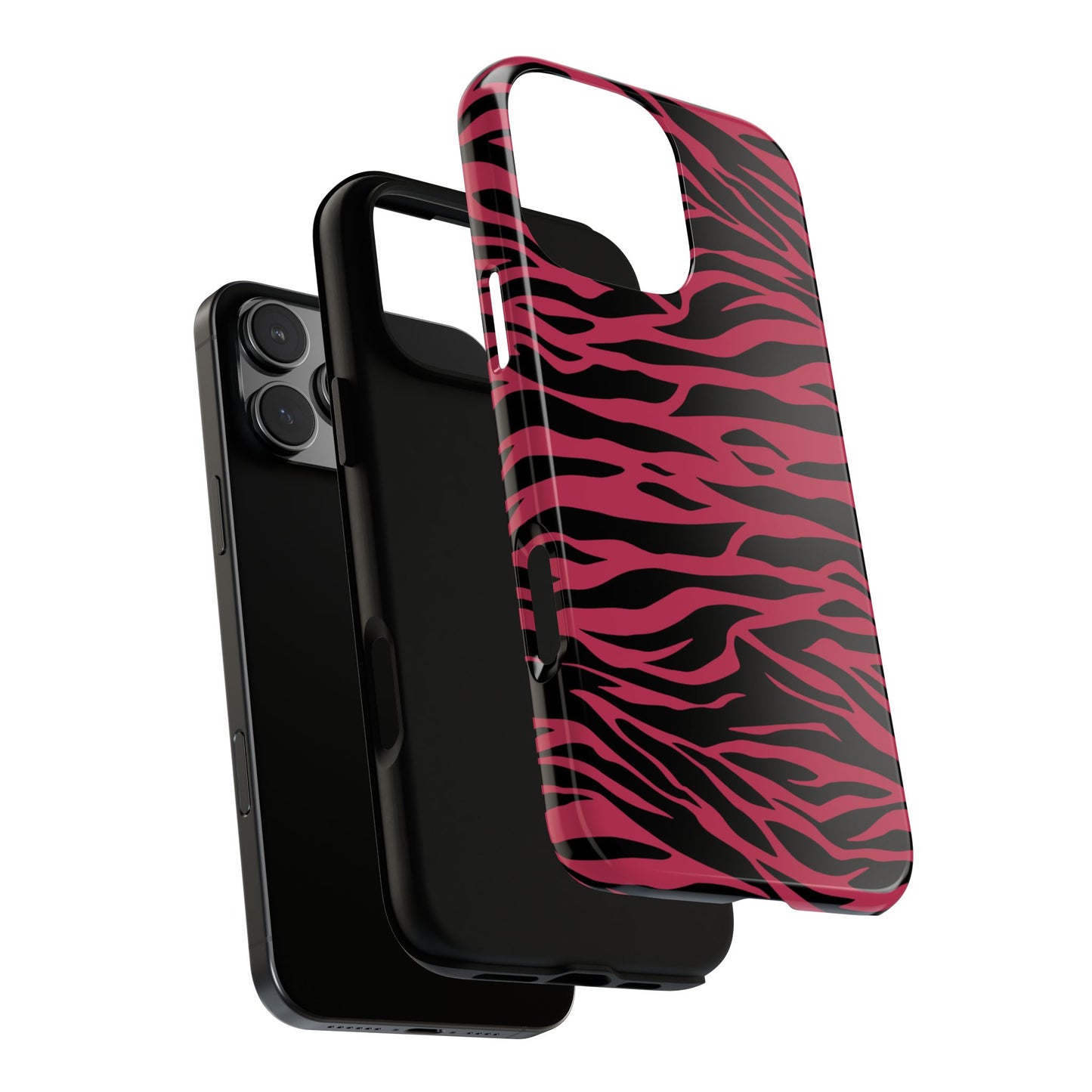 Viva Magenta Cute Wild Tiger Print Pattern Tough Phone Case