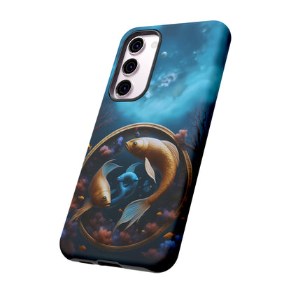 Pisces Horoscope Tough Phone Case for iPhone Google Samsung, Phone Case, JSCHAFFA.com