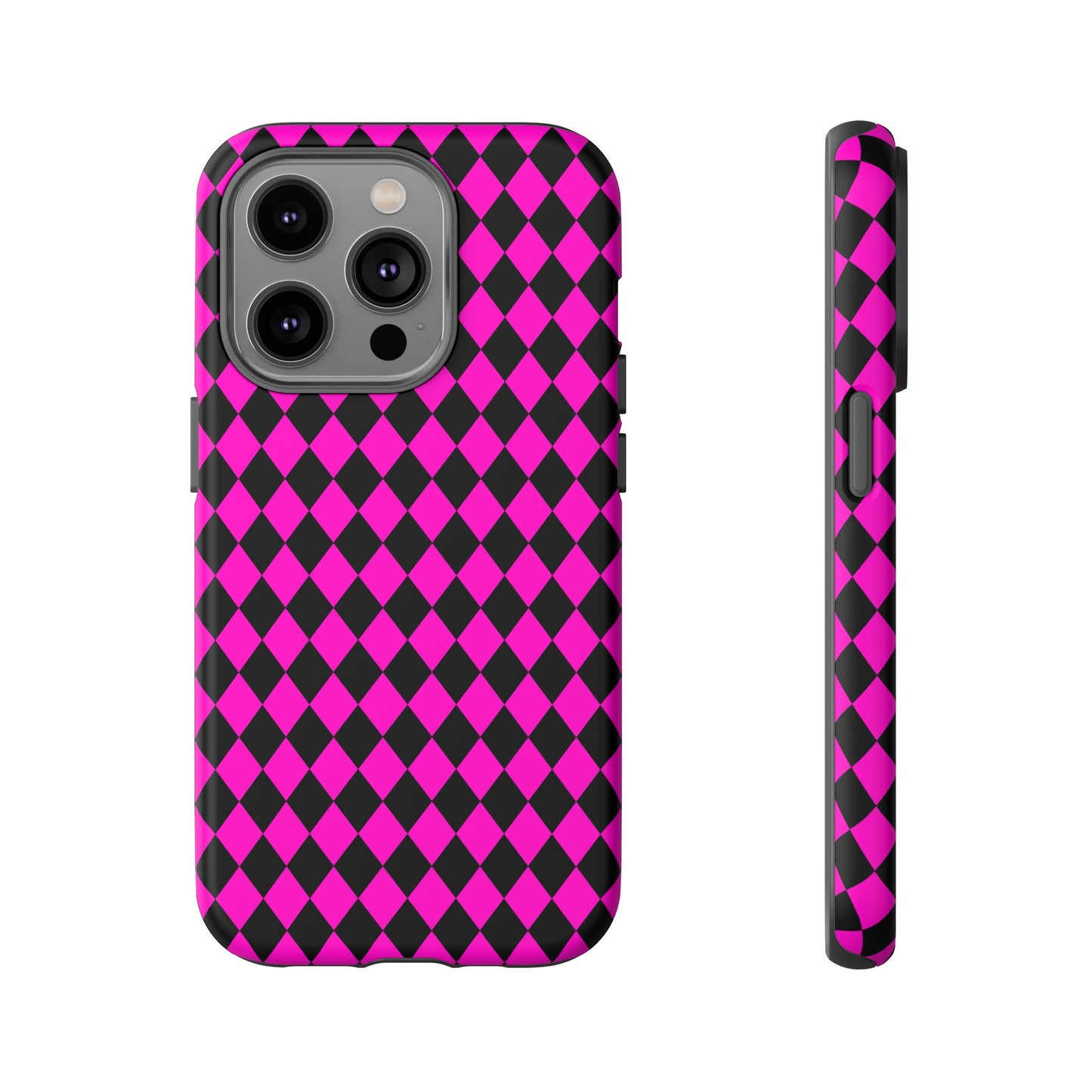 Pink Black Dimond Tough phone Case Cover | iPhone | Google | Samsung, Phone Case, JSCHAFFA.com