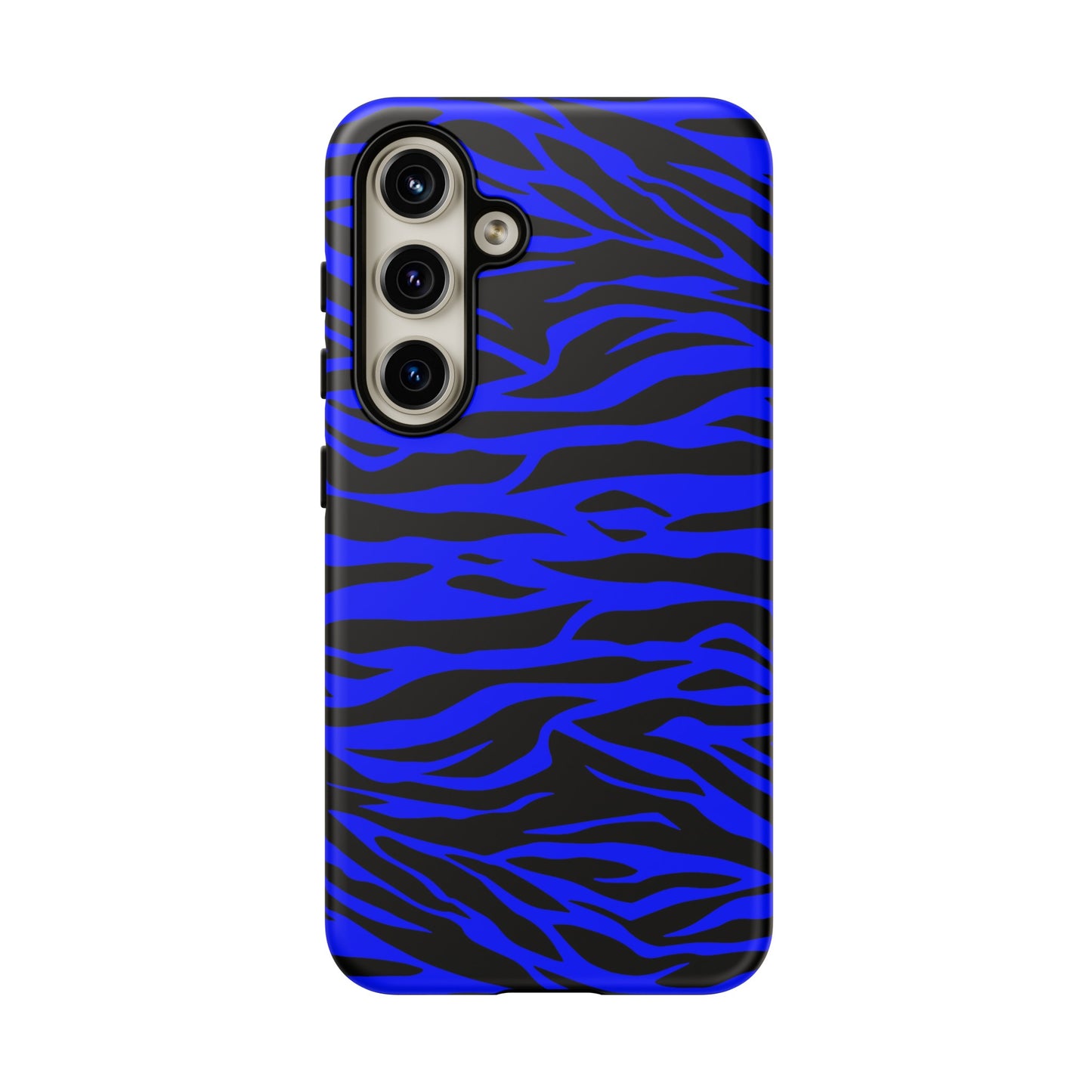 Blue Wild Tiger Print Pattern Tough Phone Case To protect your Phone, Phone Case, JSCHAFFA.com