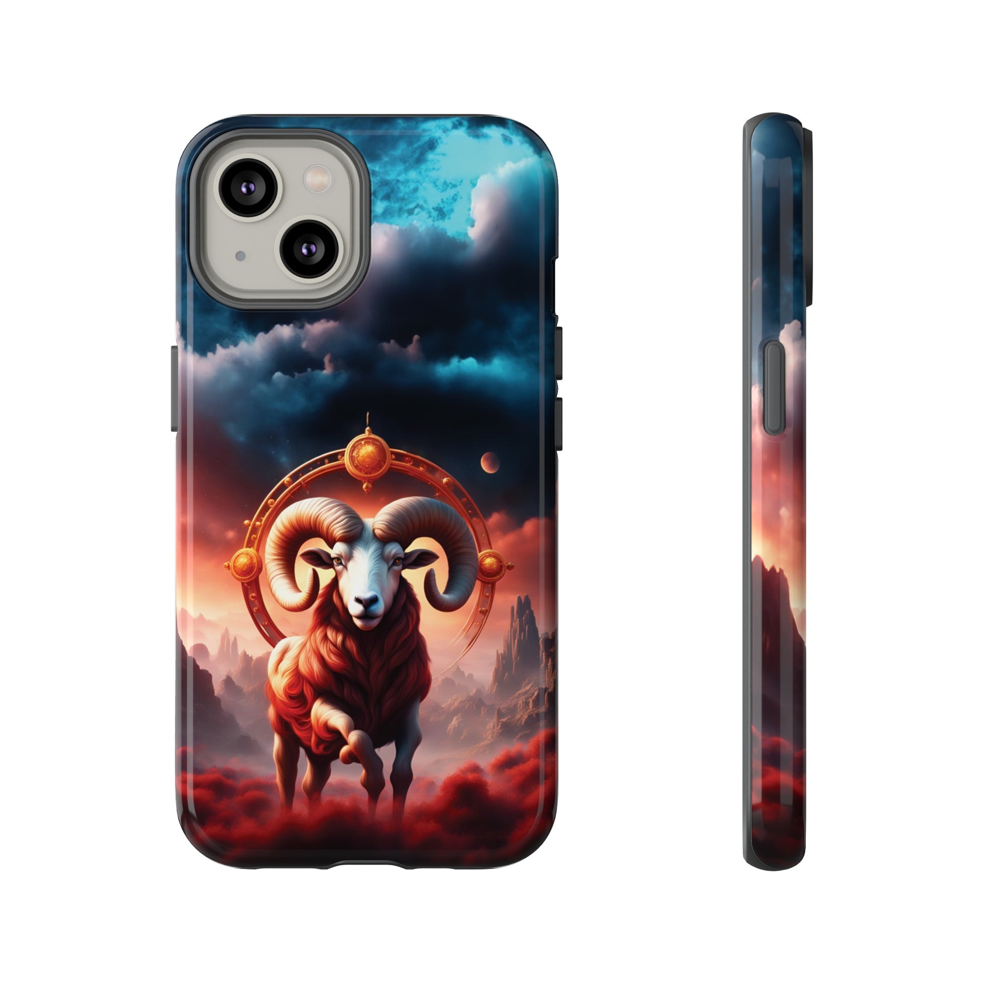 Aries Horoscope Astrology Tough Case for iPhone Samsung Galaxy and Google Pixel Phones, Phone Case, JSCHAFFA.com