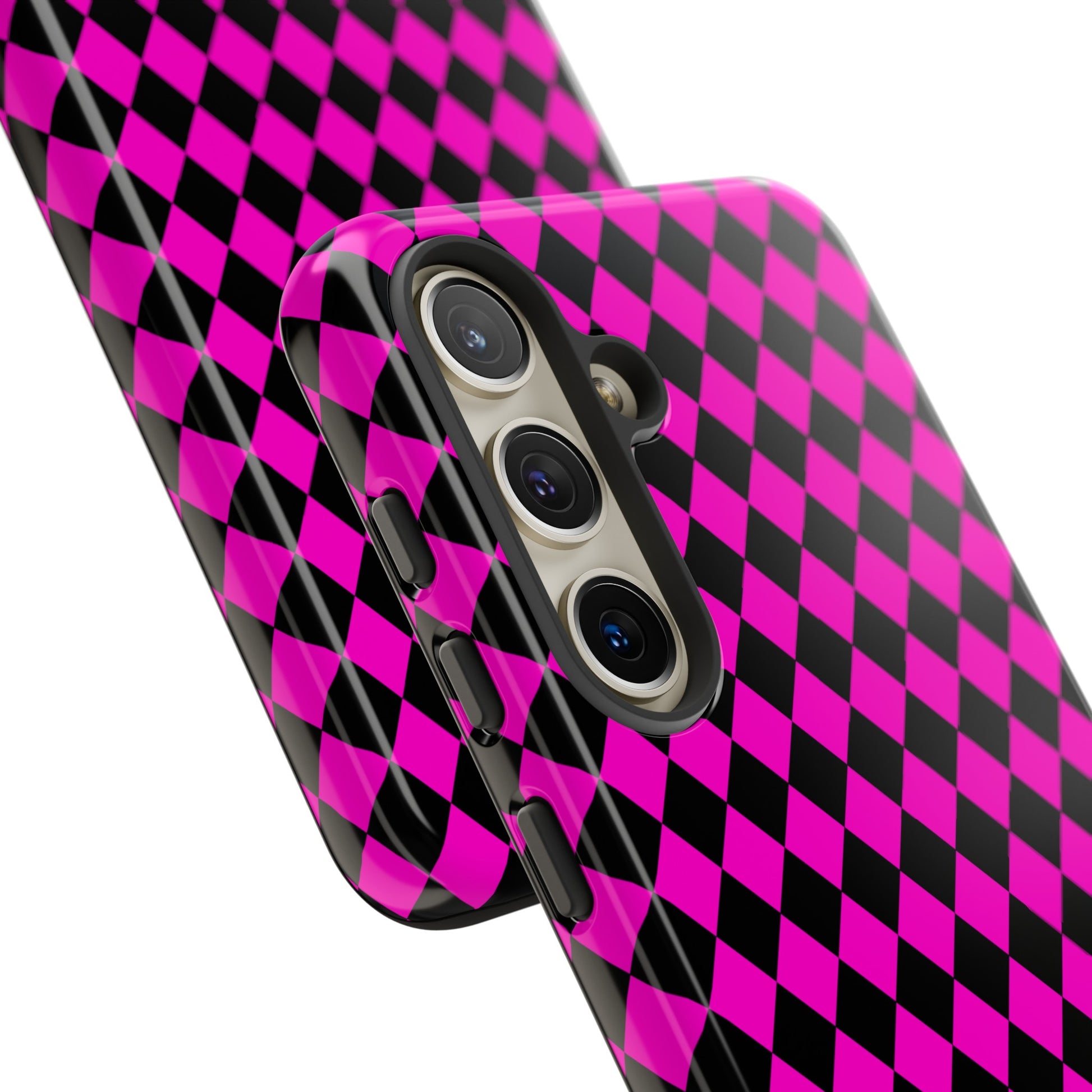 Pink Black Dimond Tough phone Case Cover | iPhone | Google | Samsung, Phone Case, JSCHAFFA.com