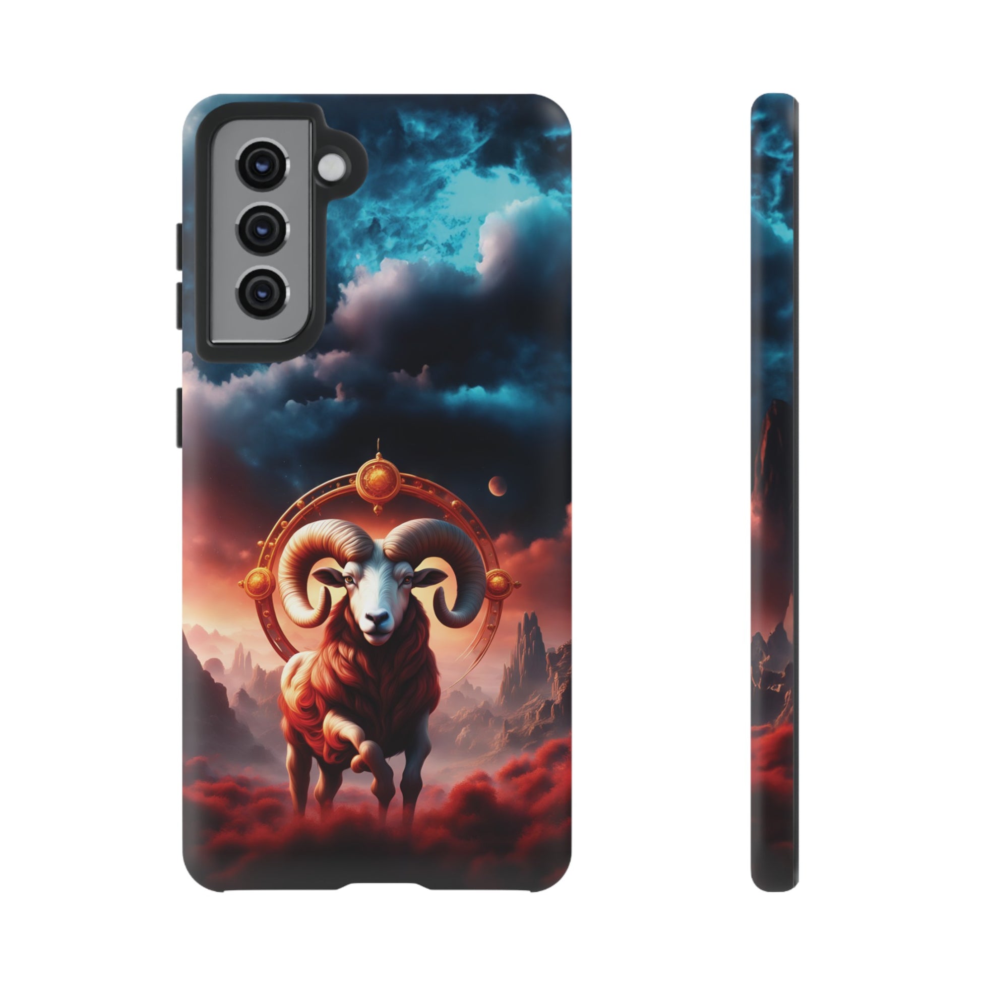 Aries Horoscope Astrology Tough Case for iPhone Samsung Galaxy and Google Pixel Phones, Phone Case, JSCHAFFA.com