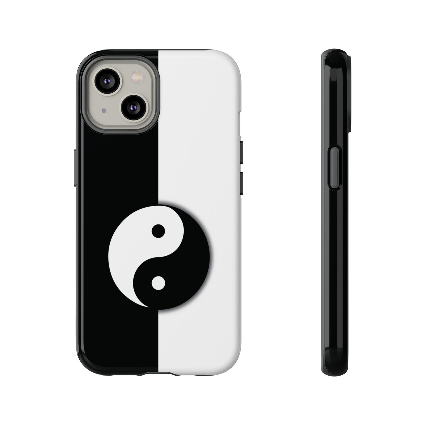 Yin Yang Black and White Tough Phone Case for iPhone, Google, Samsung Phones, Phone Case, JSCHAFFA.com