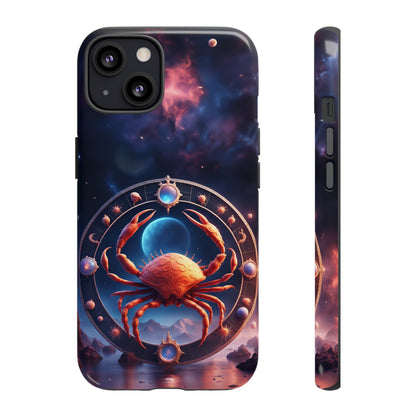 Cancer Horoscope Tough Phone Case for iPhone Google Samsung, Phone Case, JSCHAFFA.com