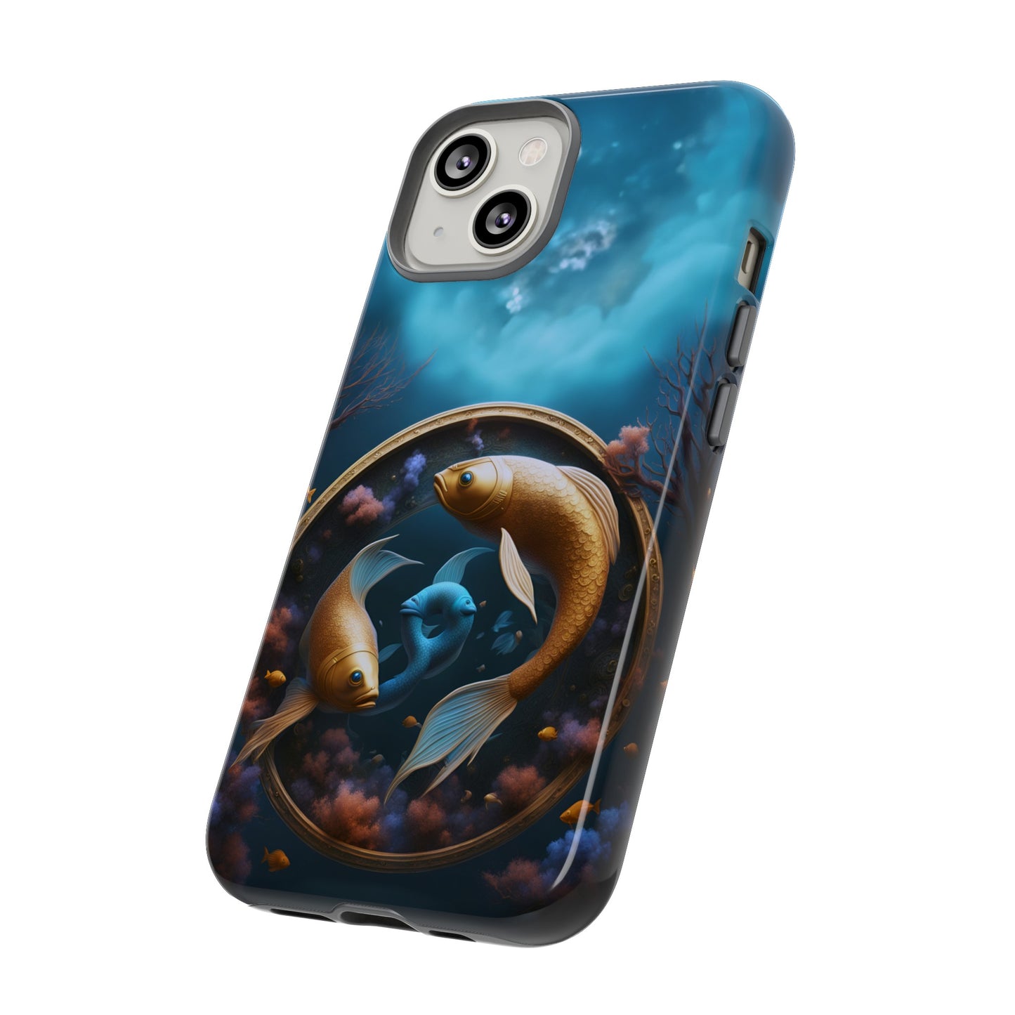 Pisces Horoscope Tough Phone Case for iPhone Google Samsung, Phone Case, JSCHAFFA.com