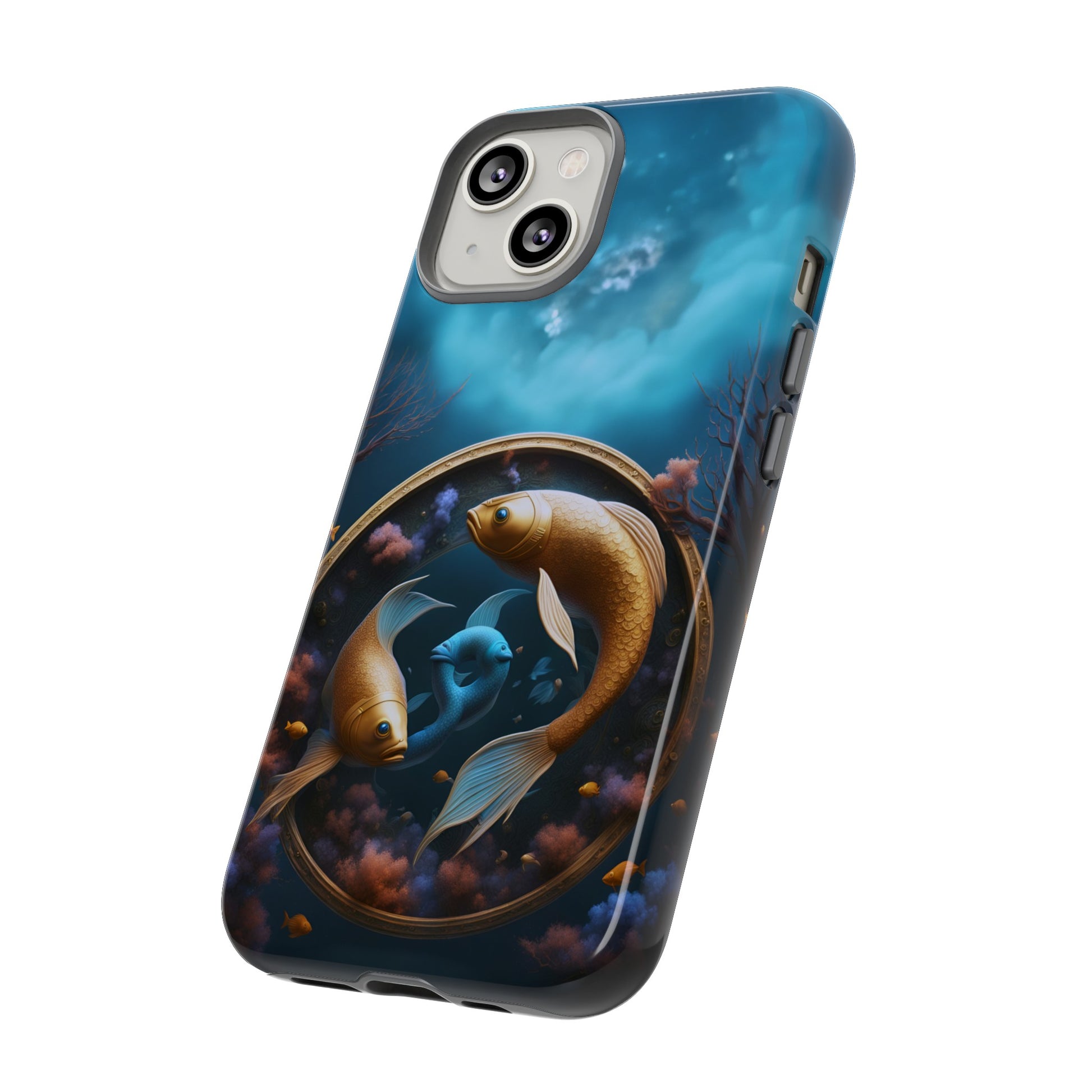 Pisces Horoscope Tough Phone Case for iPhone Google Samsung, Phone Case, JSCHAFFA.com