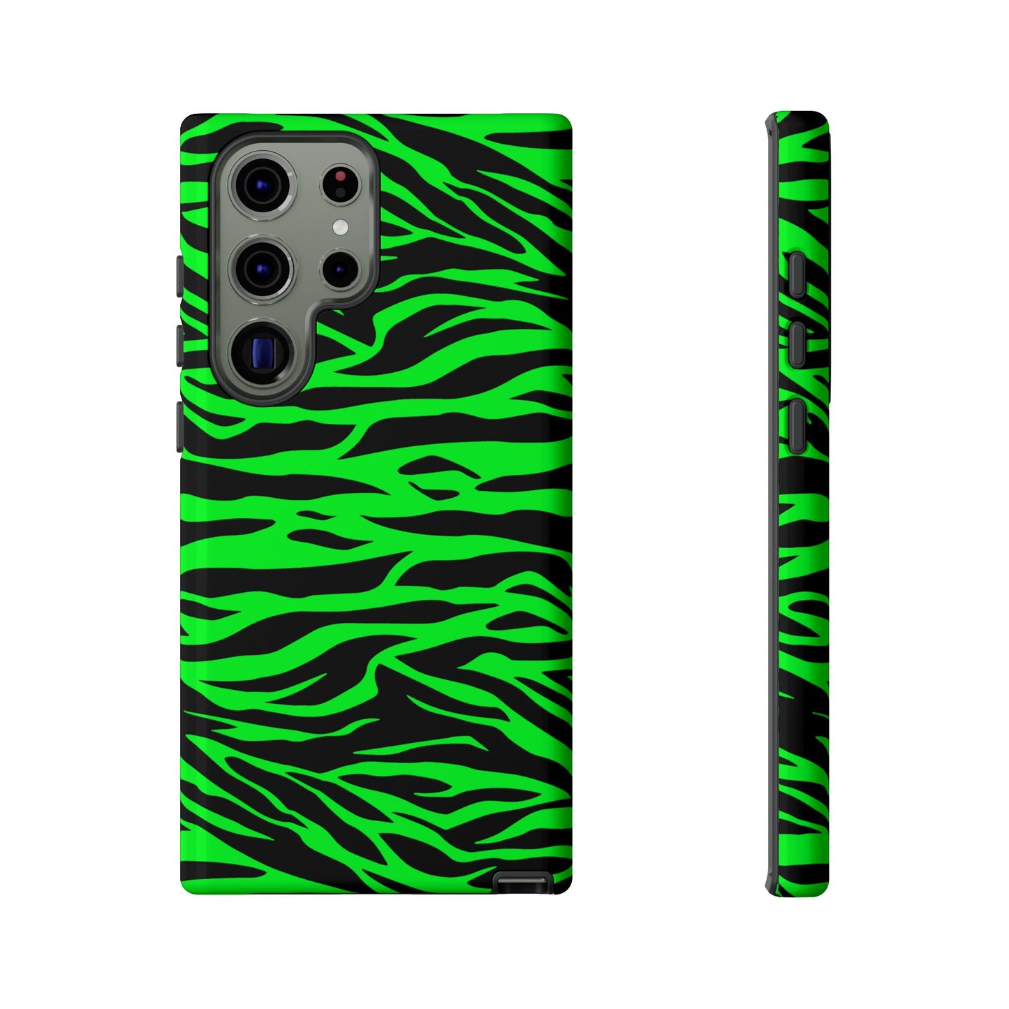 Green Cute Wild Tiger Print Pattern Tough Phone Case