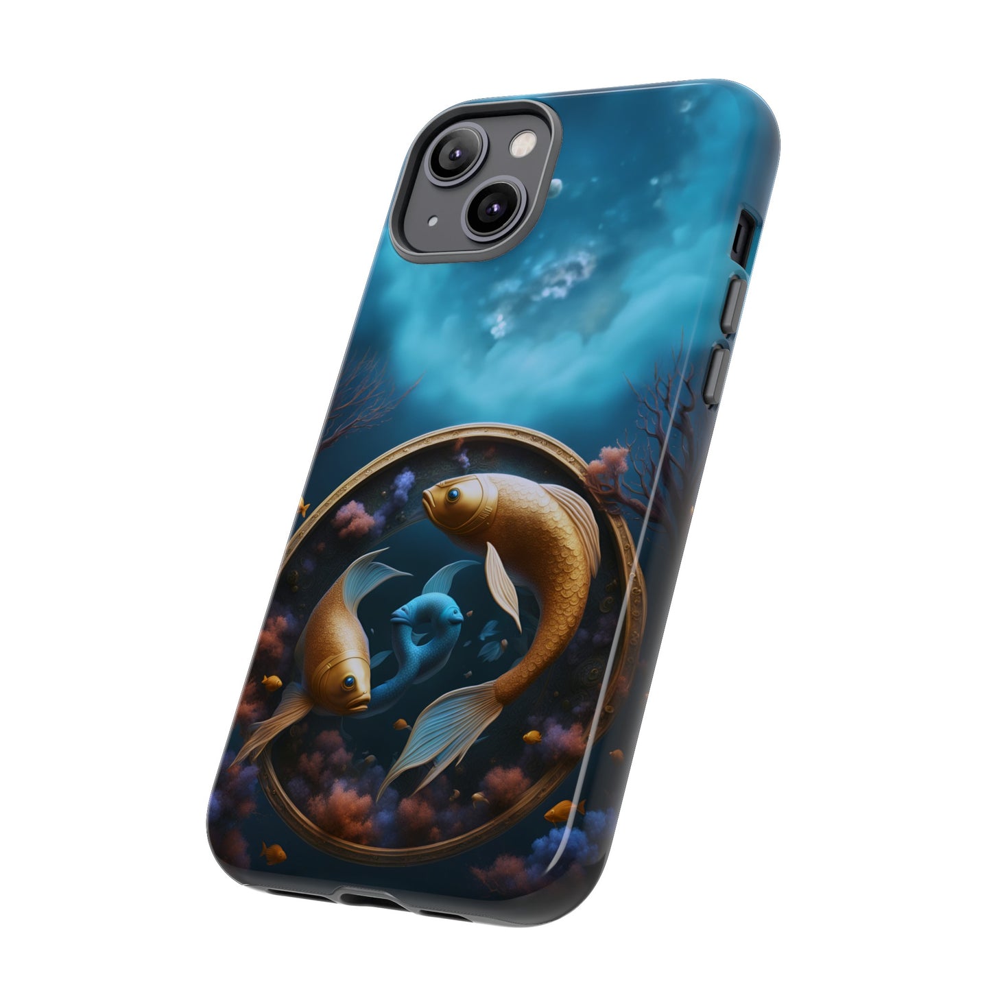 Pisces Horoscope Tough Phone Case for iPhone Google Samsung, Phone Case, JSCHAFFA.com