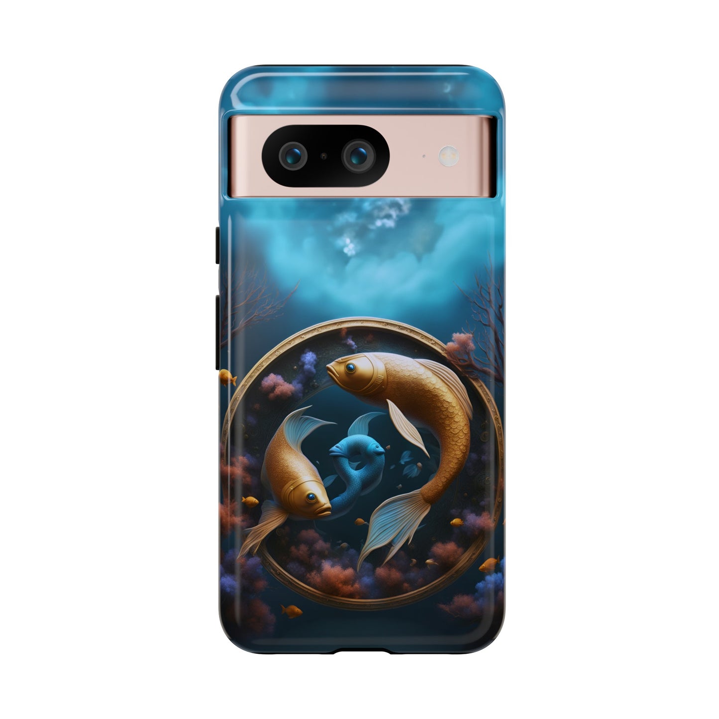 Pisces Horoscope Tough Phone Case for iPhone Google Samsung, Phone Case, JSCHAFFA.com