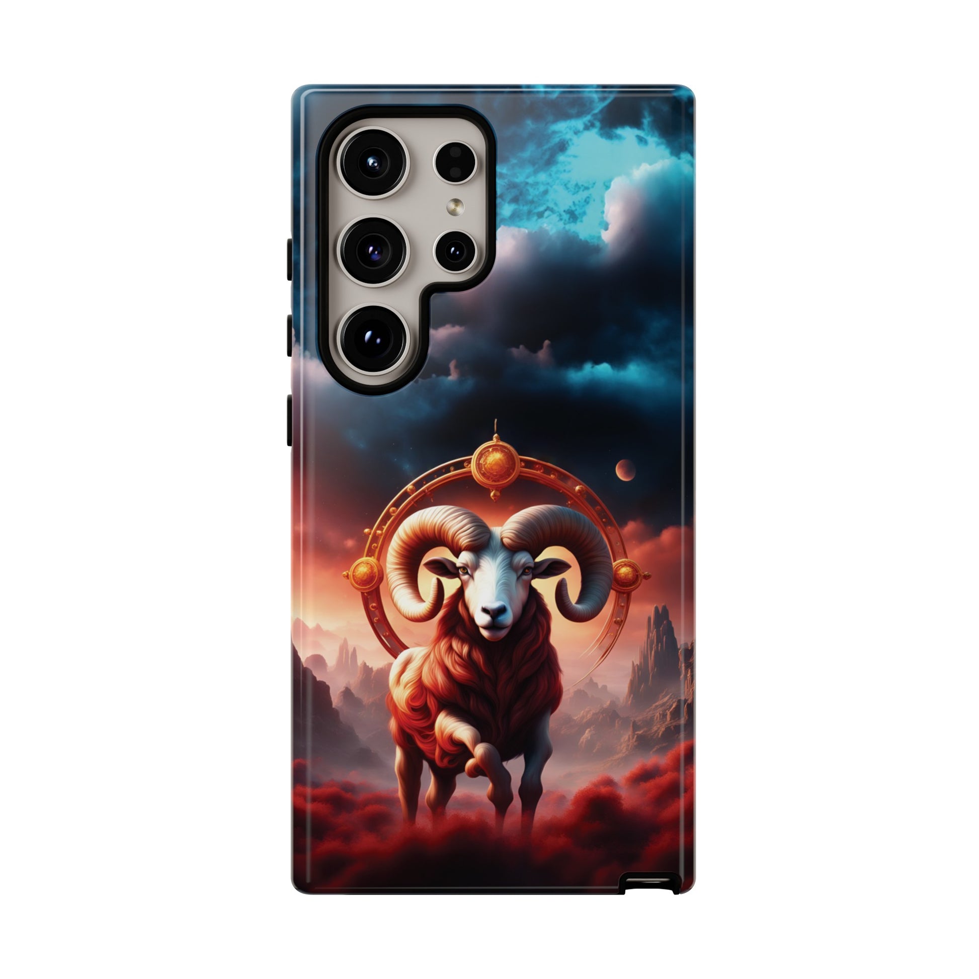 Aries Horoscope Astrology Tough Case for iPhone Samsung Galaxy and Google Pixel Phones, Phone Case, JSCHAFFA.com