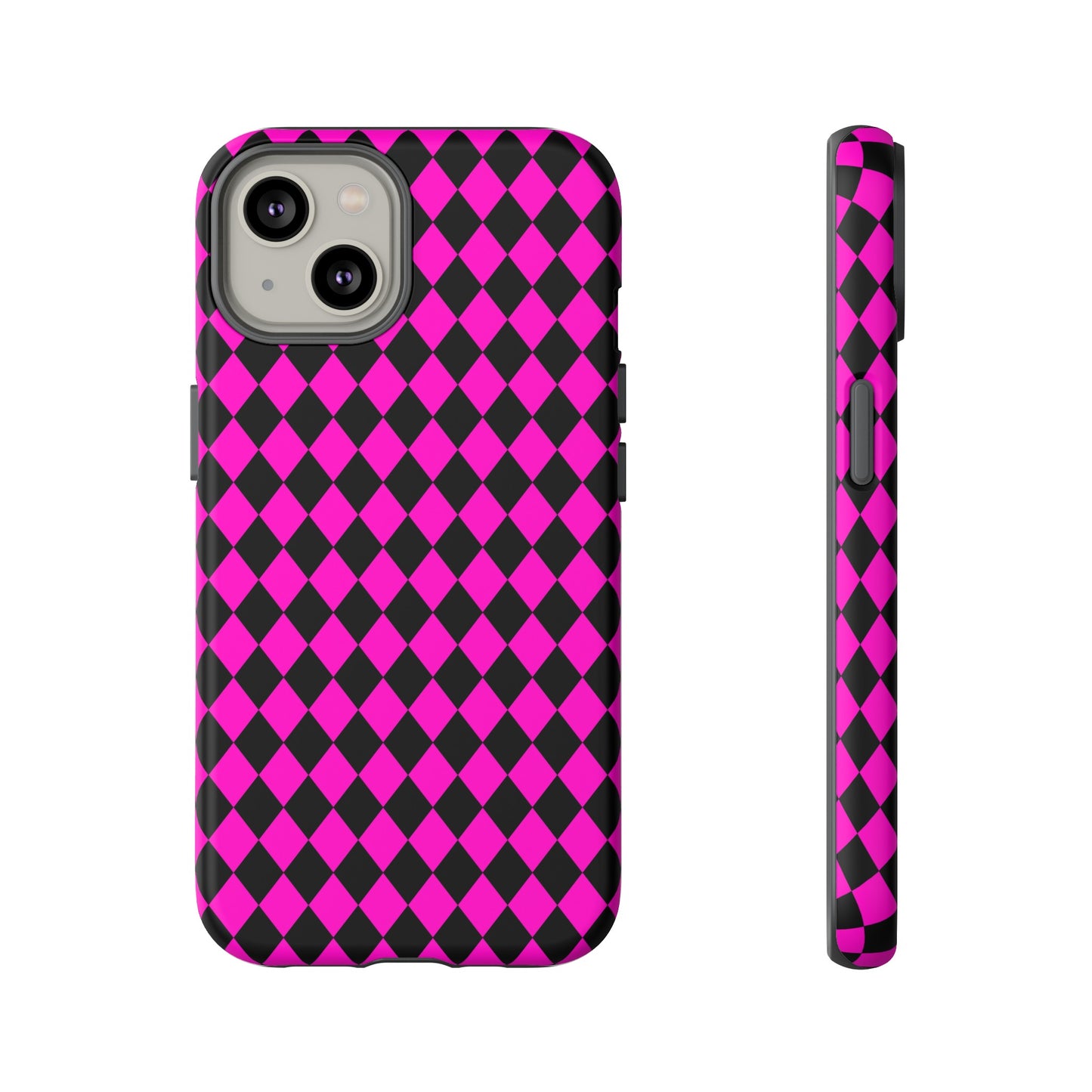 Pink Black Dimond Tough phone Case Cover | iPhone | Google | Samsung, Phone Case, JSCHAFFA.com