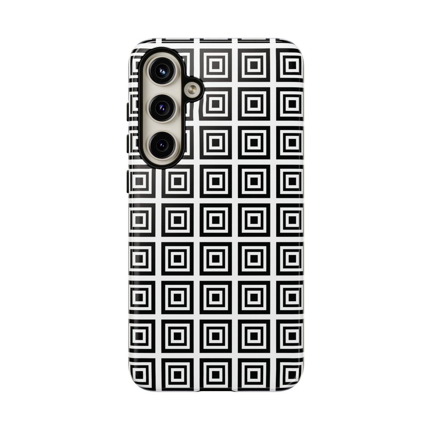 Cute Square Black and With Tough Phone Case, Phone Case, JSCHAFFA.com