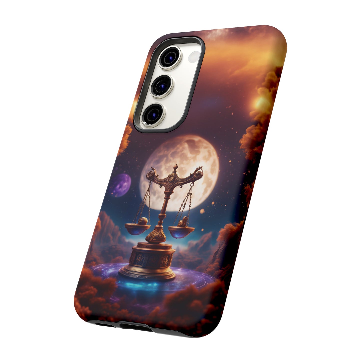 Libra Horoscope Astrology Tough Case for iPhone 15,14,13 and also Samsung Galaxy and Google Pixel Phones, Phone Case, JSCHAFFA.com