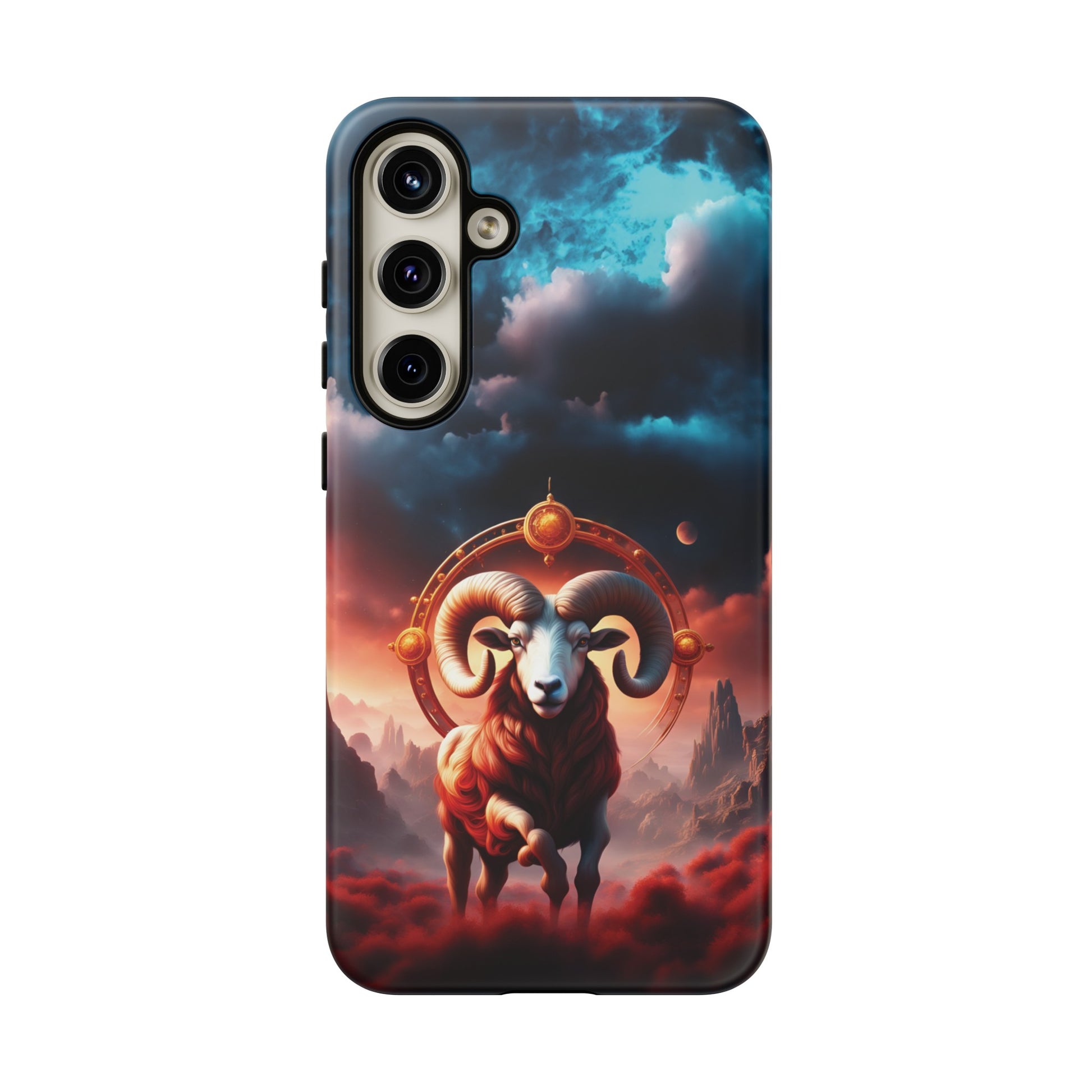 Aries Horoscope Astrology Tough Case for iPhone Samsung Galaxy and Google Pixel Phones, Phone Case, JSCHAFFA.com