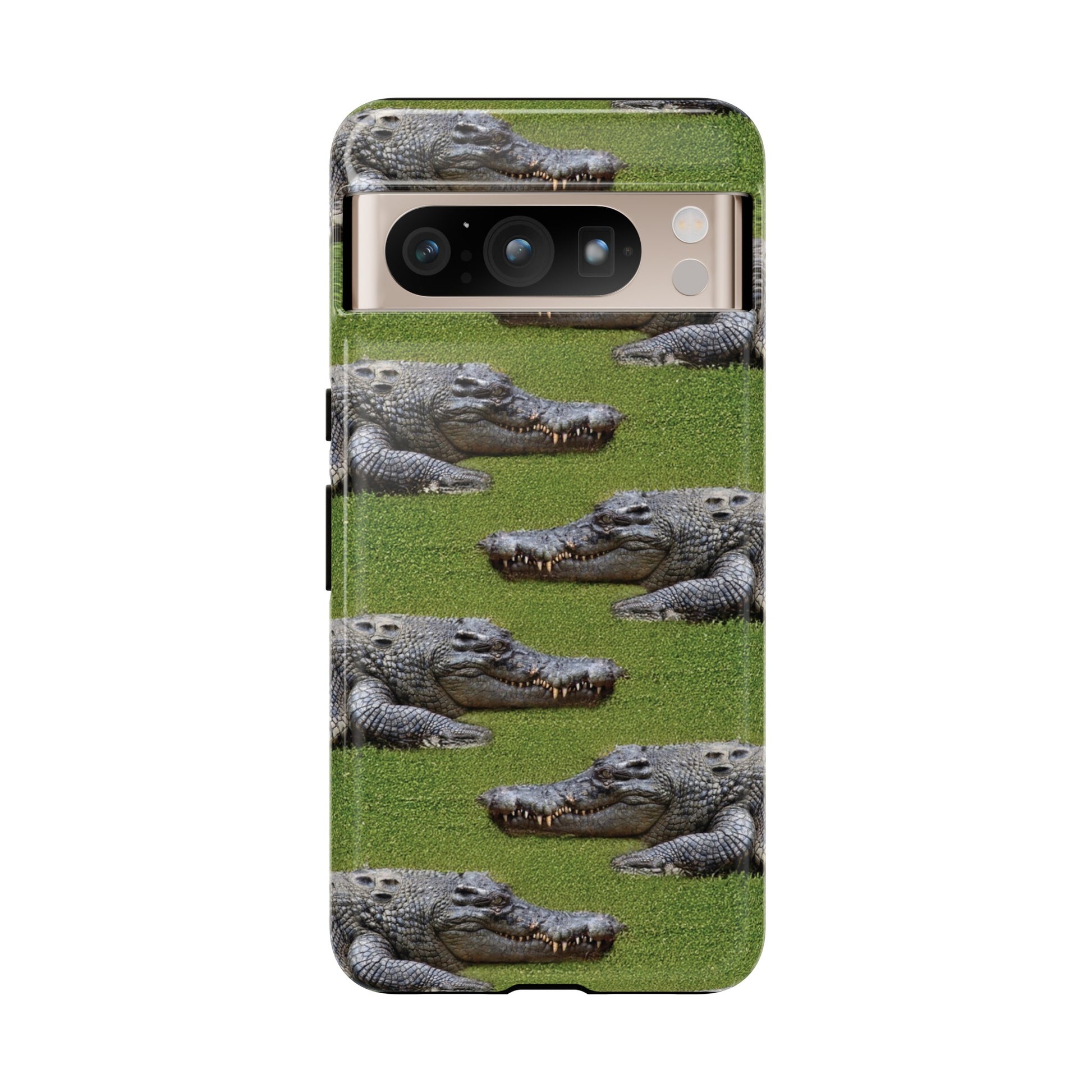 Crocodile Tough Phone Case Cover - Durable Protection with Reptile Style, Phone Case, JSCHAFFA.com