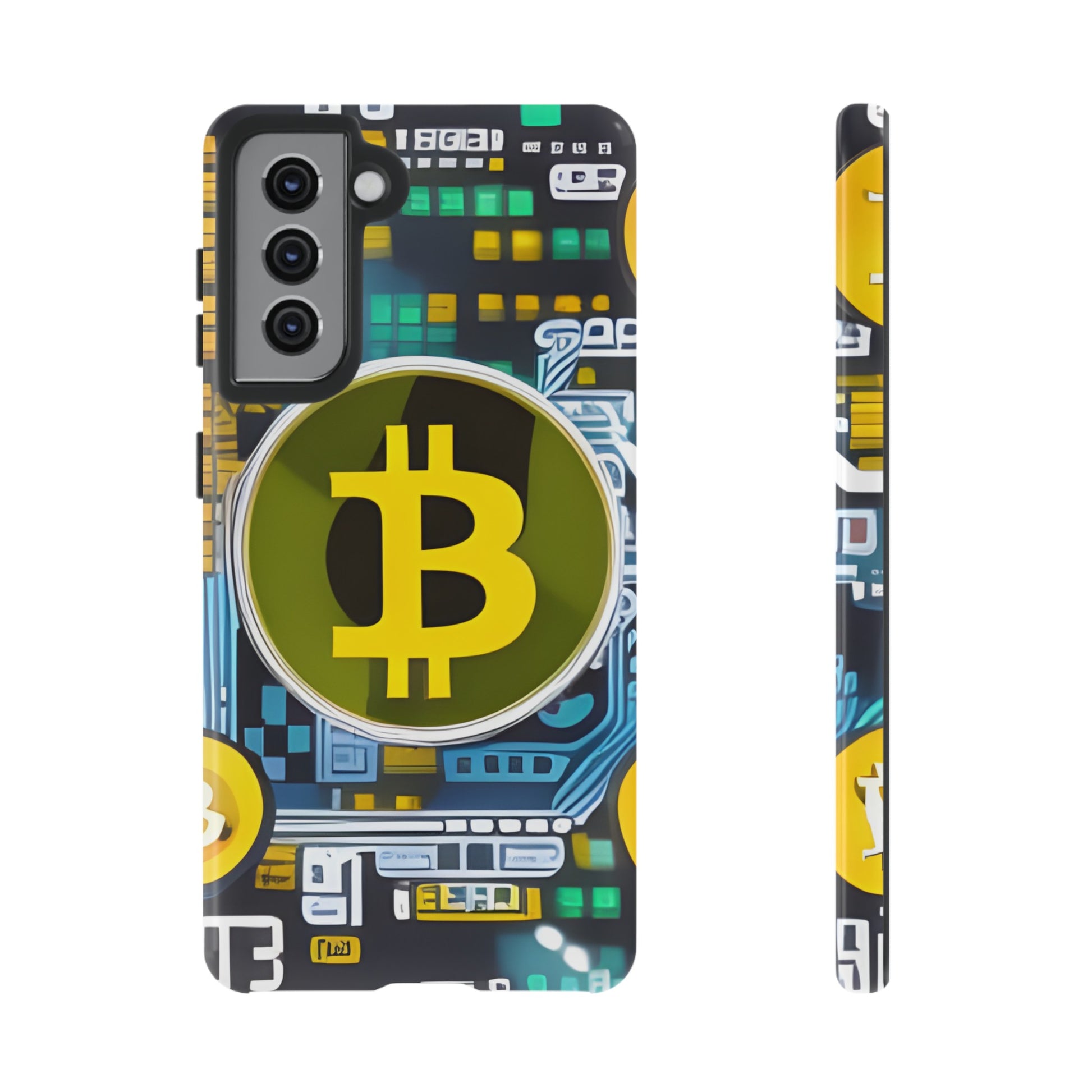 Bitcoin phone case iPhone Samsung Google, Phone Case, JSCHAFFA.com