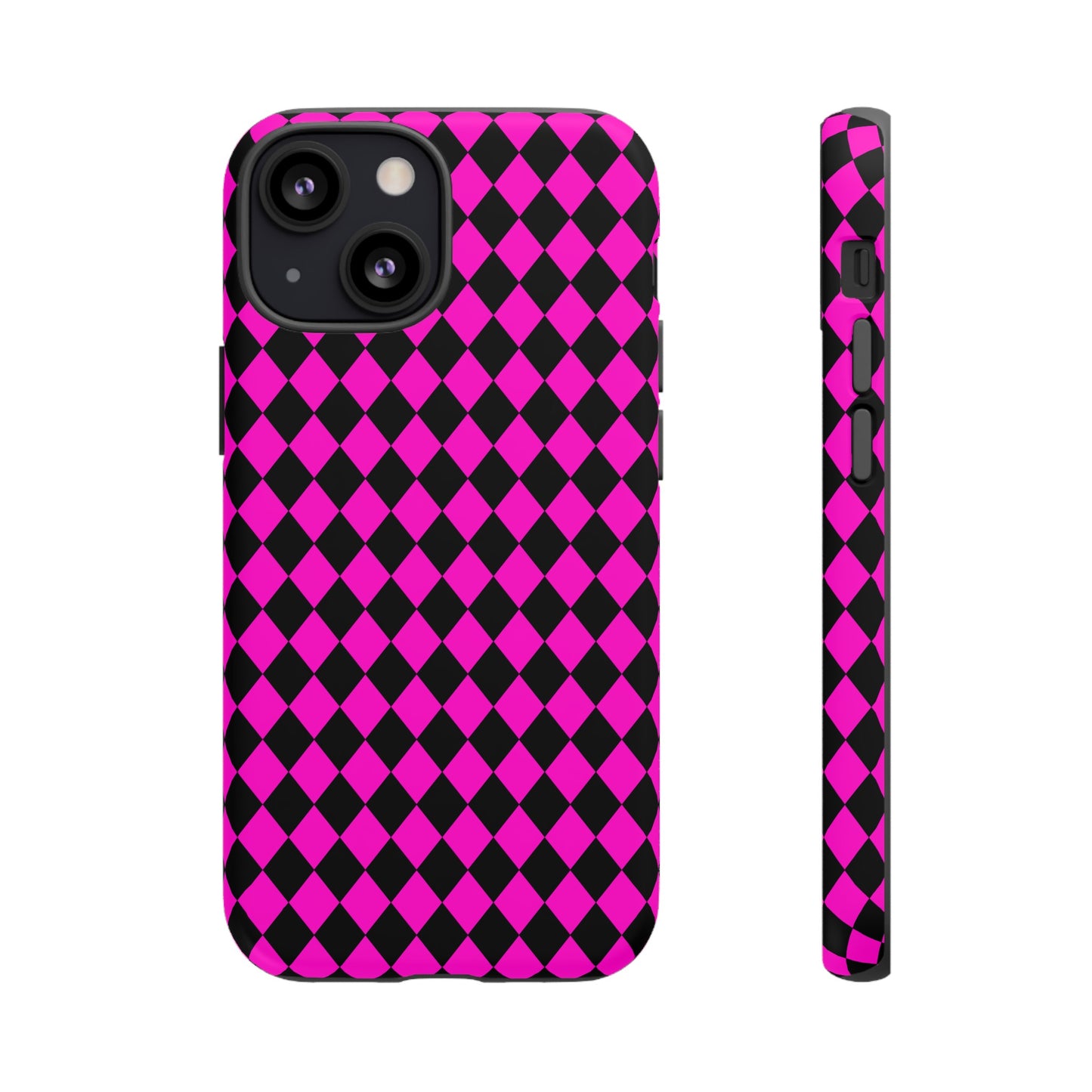 Pink Black Dimond Tough phone Case Cover | iPhone | Google | Samsung, Phone Case, JSCHAFFA.com