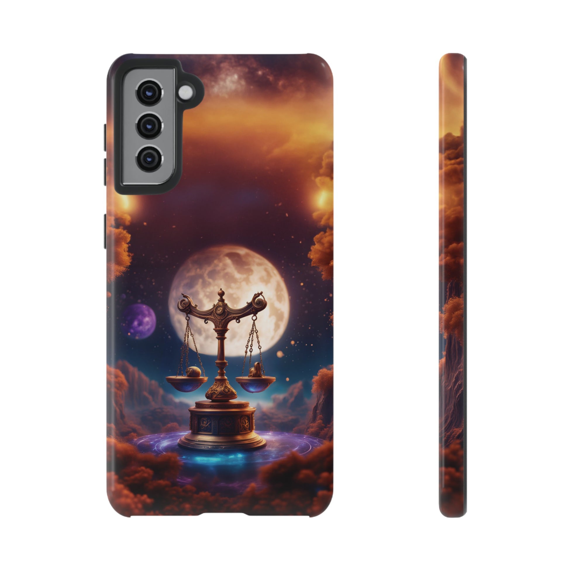 Libra Horoscope Astrology Tough Case for iPhone 15,14,13 and also Samsung Galaxy and Google Pixel Phones, Phone Case, JSCHAFFA.com