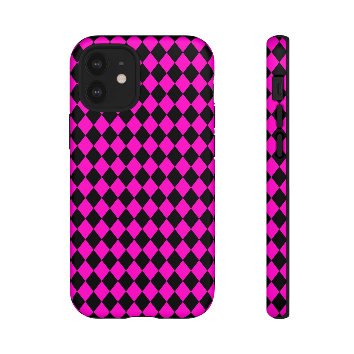 Pink Black Dimond Tough phone Case Cover | iPhone | Google | Samsung, Phone Case, JSCHAFFA.com