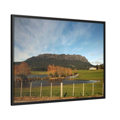 Tasmanian Autumn Countryside photo Canvas with Black Frame Canvas JSCHAFFA.com