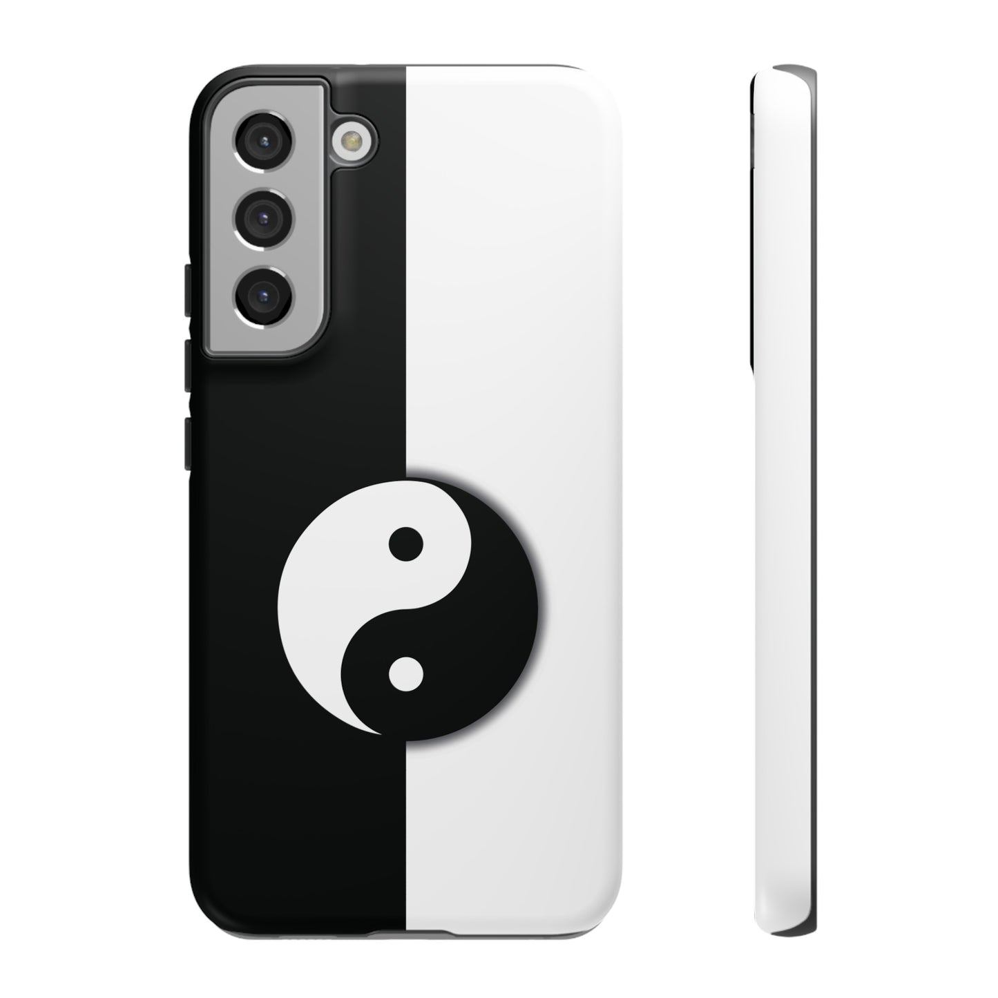 Yin Yang Black and White Tough Phone Case for iPhone, Google, Samsung Phones, Phone Case, JSCHAFFA.com