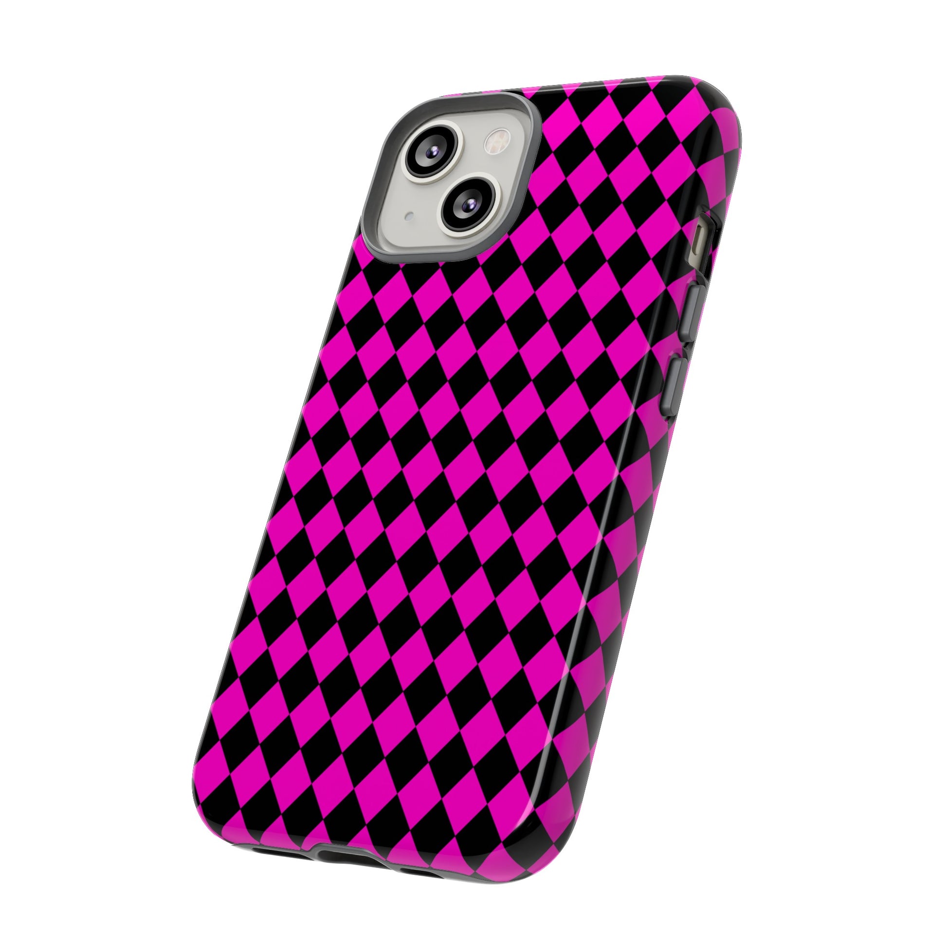 Pink Black Dimond Tough phone Case Cover | iPhone | Google | Samsung, Phone Case, JSCHAFFA.com