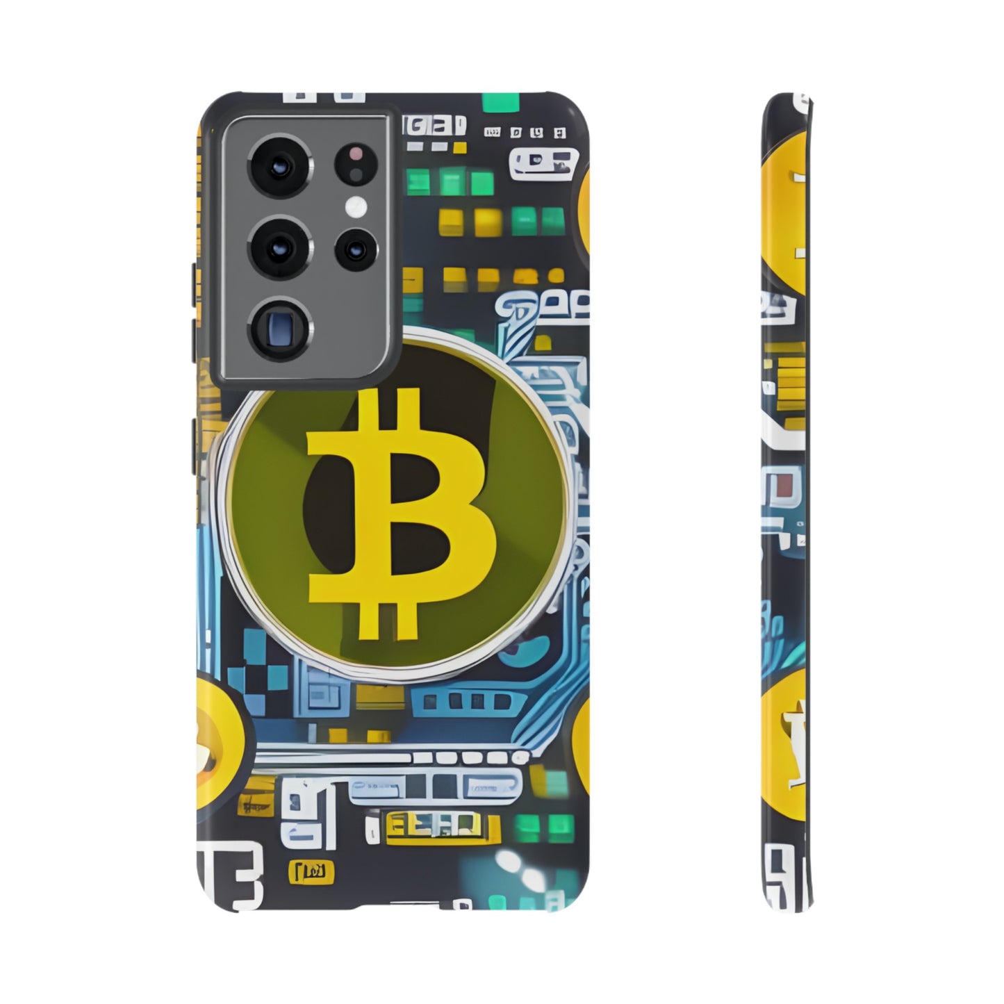 Bitcoin phone case iPhone Samsung Google, Phone Case, JSCHAFFA.com