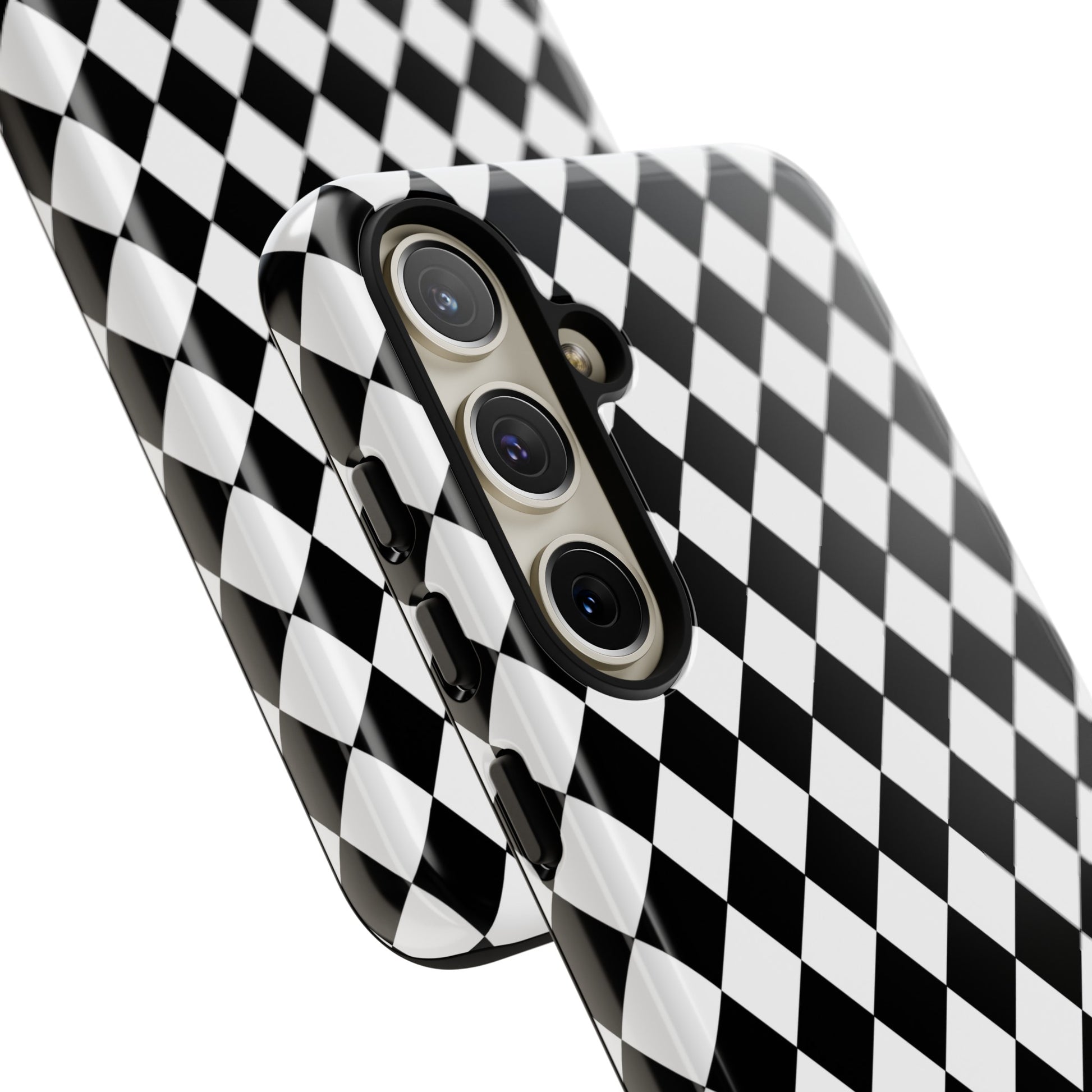 White and Black Dimond Tough phone Case Cover | iPhone | Google | Samsung, Phone Case, JSCHAFFA.com