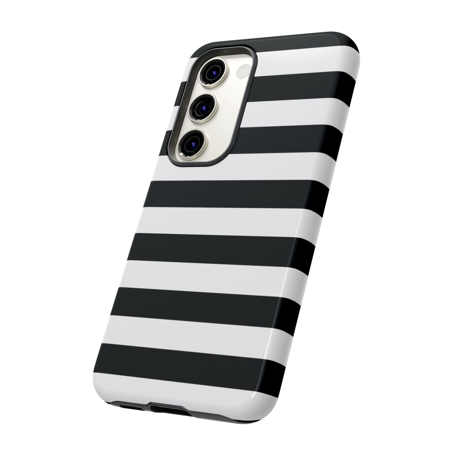 Black and White Stripe Tough Phone Case, Phone Case, JSCHAFFA.com