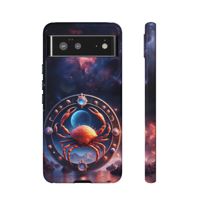 Cancer Horoscope Tough Phone Case for iPhone Google Samsung, Phone Case, JSCHAFFA.com