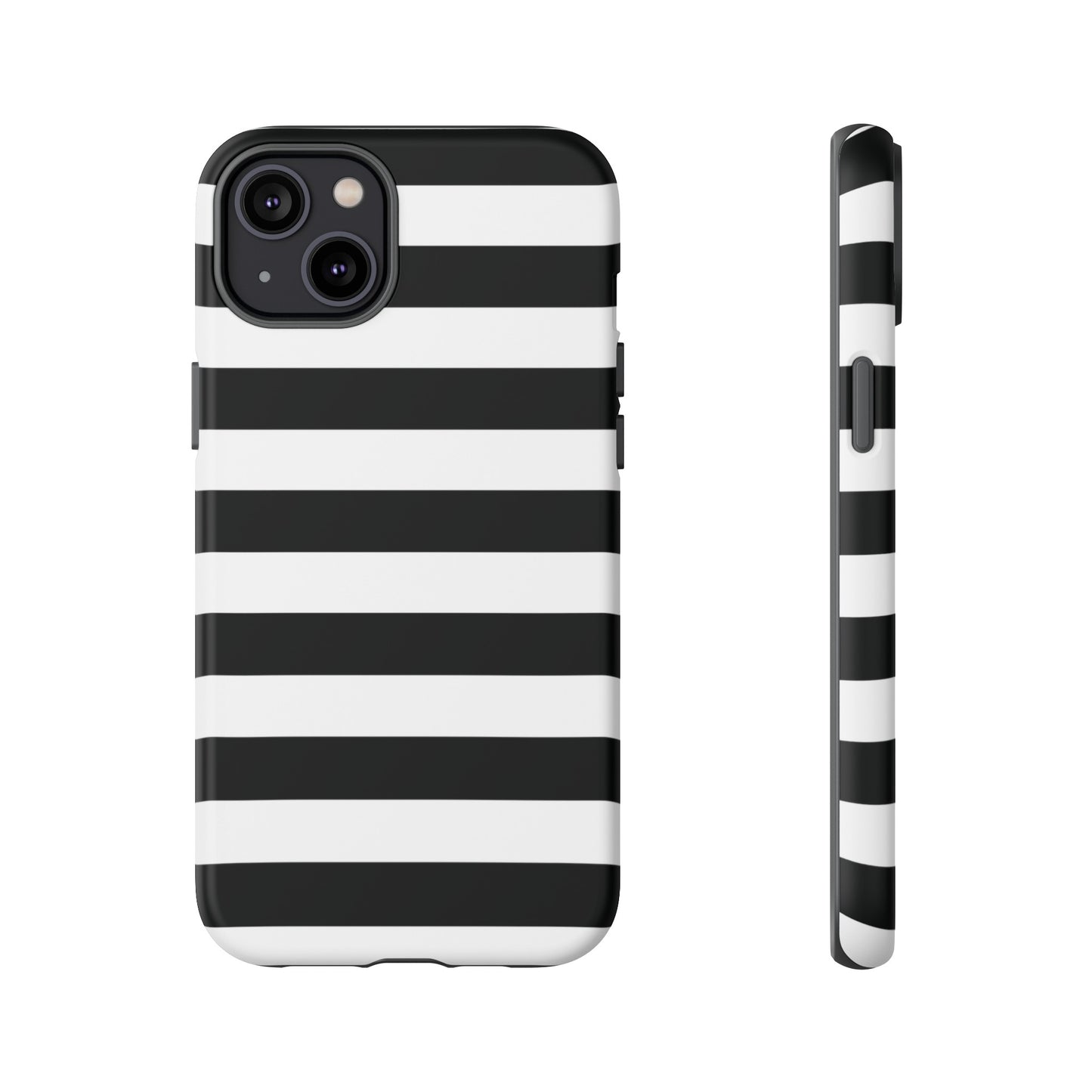 Black and White Stripe Tough Phone Case, Phone Case, JSCHAFFA.com