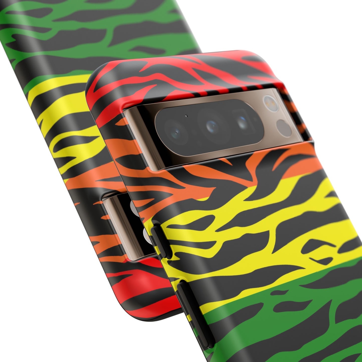 Pride LGBT Rainbow Discrete Tough Phone Case Tiger Print, Phone Case, JSCHAFFA.com